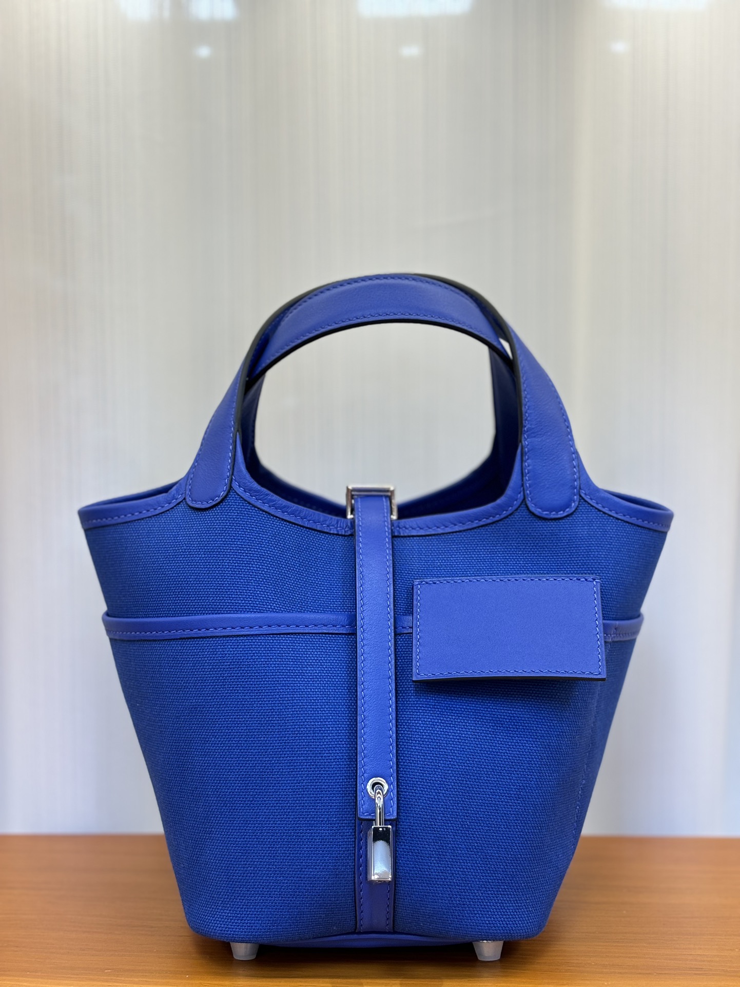 Hermes Picotin Lock 18 Pocket Bag In Blue